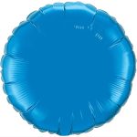 18" Sapphire Blue Round Foil