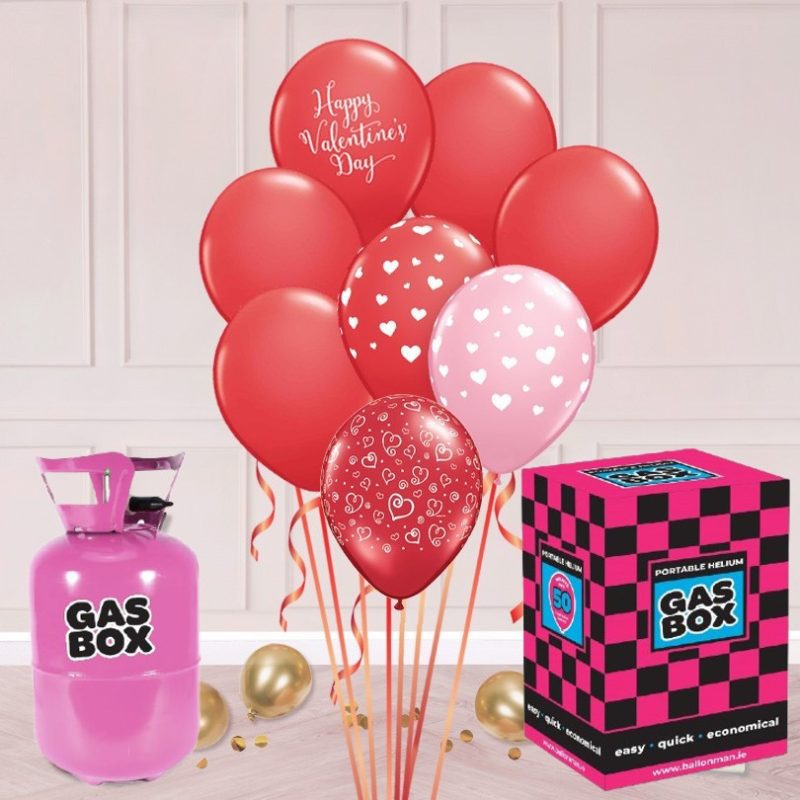 Large Disposable Tank & Mixed Latex Balloons