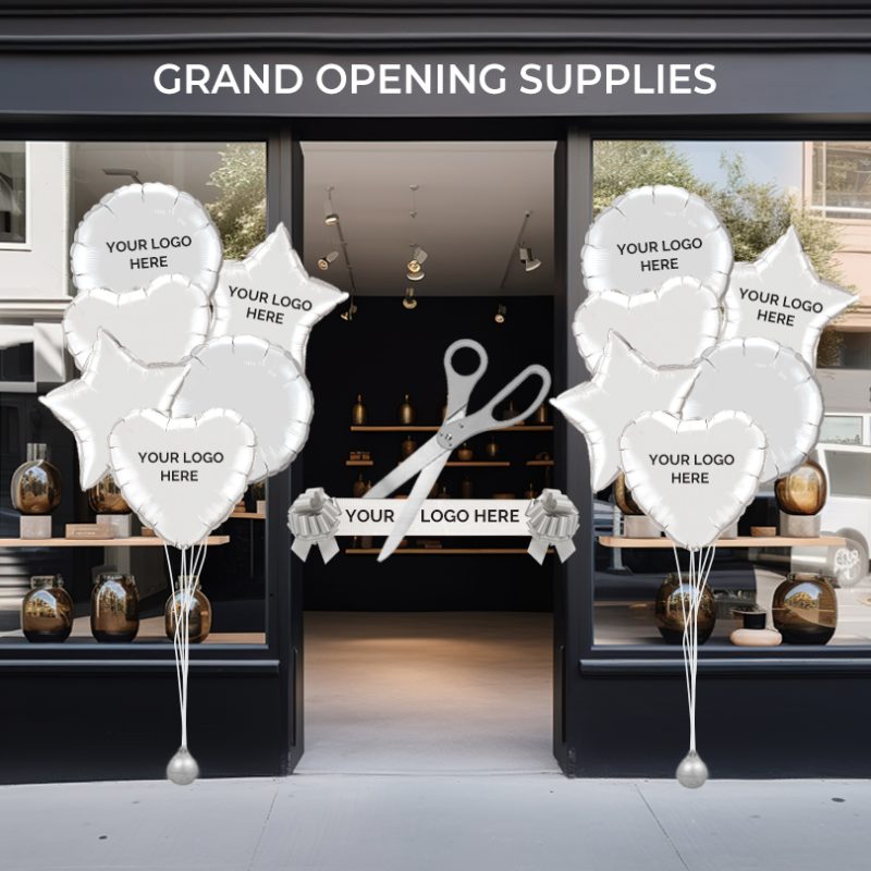 100mm Ribbon Cutting Ceremonial Kit – Personalised Package (€349 + Vat) - Silver