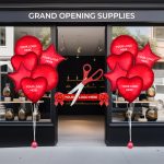 100mm Ribbon Cutting Ceremonial Kit – Personalised Package (€349 + Vat) - Red