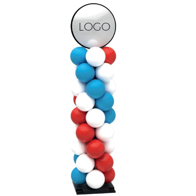 Sustainable Ball Column with Billboard - 2.2m (€790 + Vat)