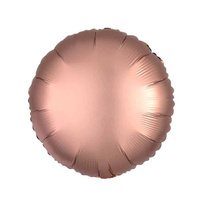 18" Rose Satin Round Foil