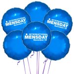 International Men's Day Foil Balloon Bouquet - (6's)