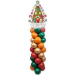 Gingerbread House Balloon Column - Standard