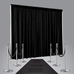 Black Pillars, Roping, Drape & Carpet - €449 + Vat
