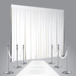 White Pillars, Roping, Drape & Carpet - €449 + Vat